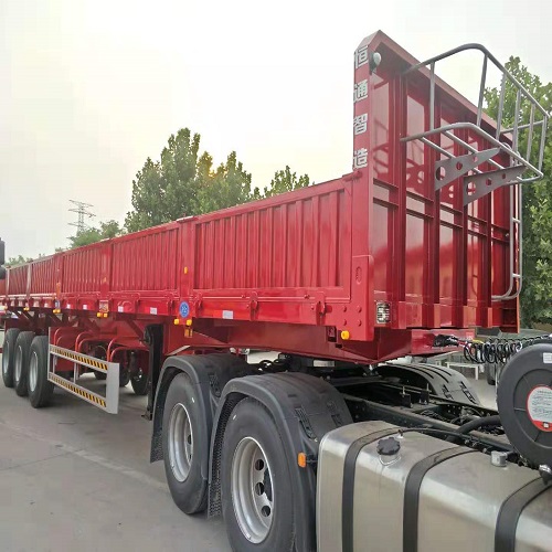 侧翻自卸半挂车的措施